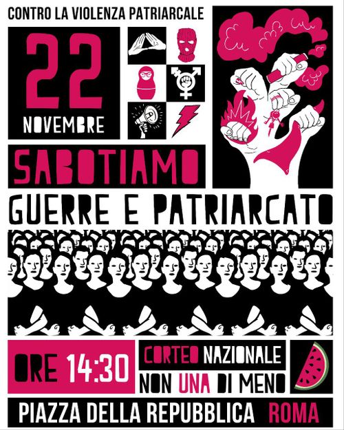 Sabotiamo Guerre e Patriarcato - Corteo Nazionale