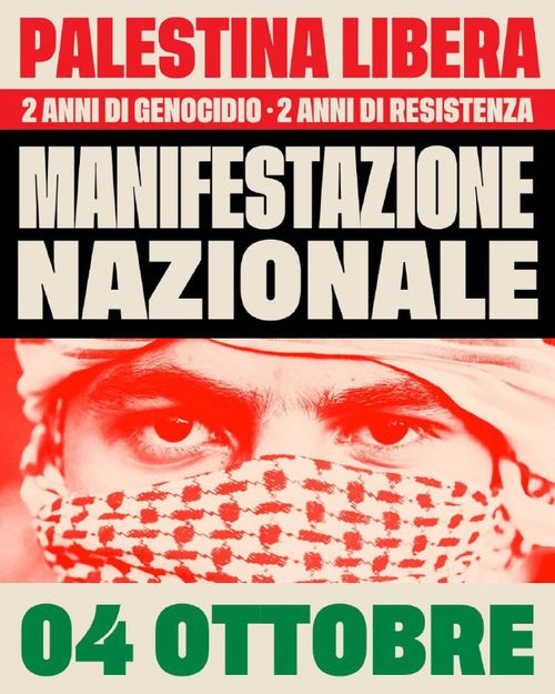 MANIFESTAZIONE NAZIONALE - ROMA PALESTINA LIBERA