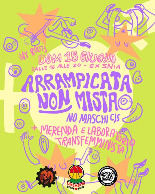 Arrampicata non mista - Laboratorio transfemminista