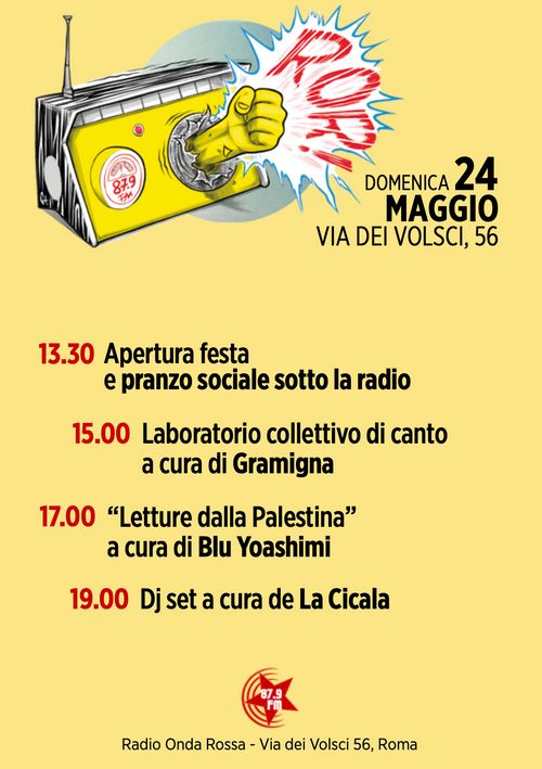 49 anni di Radio Onda Rossa