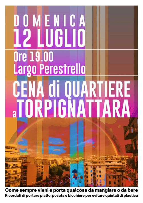 Cena di Quartiere a Torpignattara