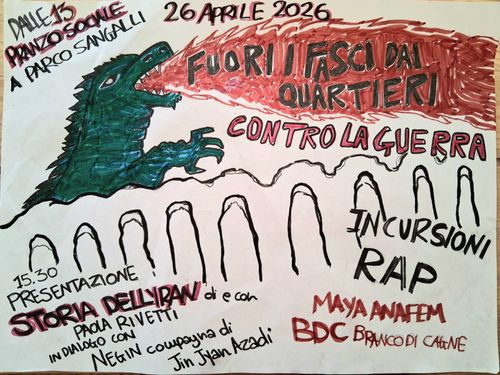 CONTRO OGNI GUERRA, FUORI I FASCI DEI QUARTIERI 