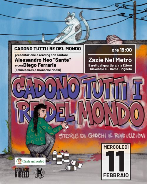CADONO TUTTI I RE DEL MONDO presentazione e reading
