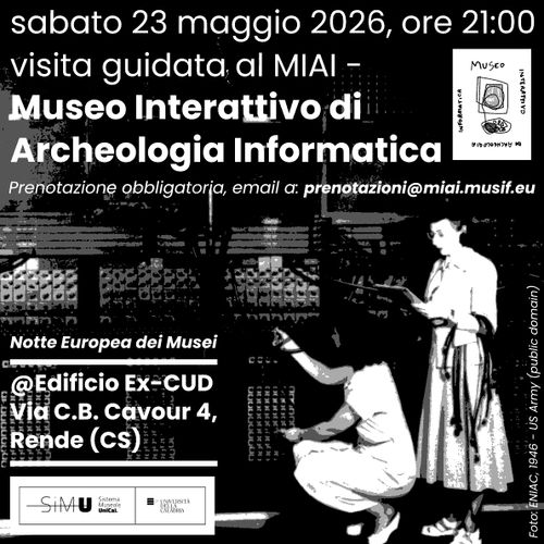 Notte Europea Dei Musei al MIAI