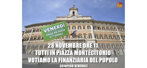 USB - Sciopero generale nazionale