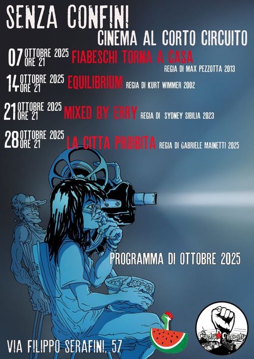 Cinema "Senza Confini" al Corto Circuito mese di ottobre