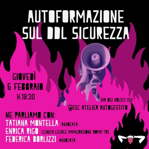 Autoformazione sul DDL Sicurezza