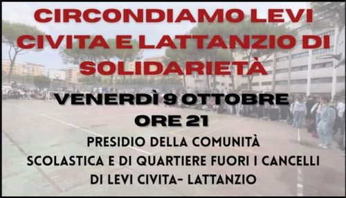 Circondiamo Levi Civita e Lattanzio di solidarietà