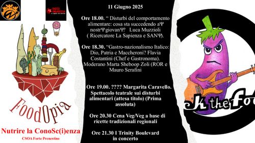 Foodopia  per Radio Onda Rossa