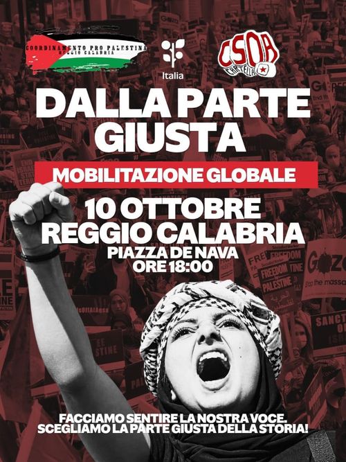 Mobilitazione internazionale per la Palestina