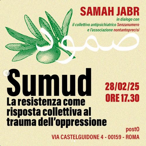 Sumud, la resistenza come risposta collettiva al trauma dell'oppressione