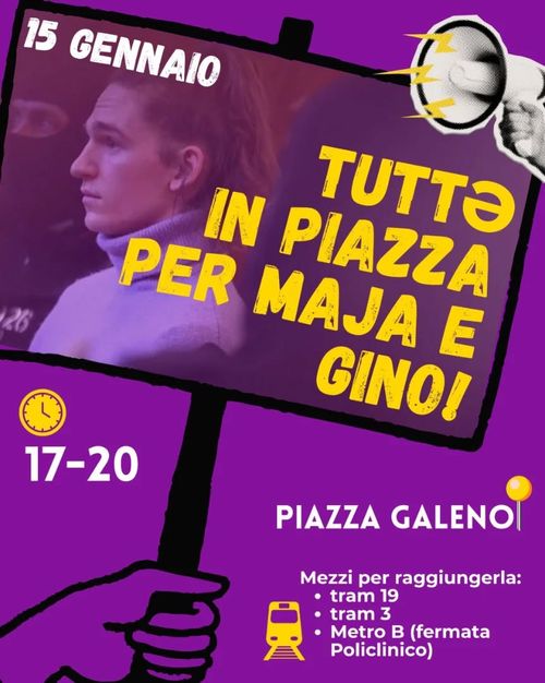Tuttə in Piazza per Maja e Gino!
