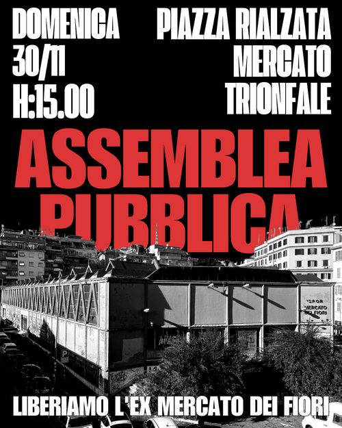 Assemblea pubblica ex mercato dei fiori 