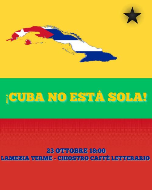 CUBA NO ESTA' SOLA!