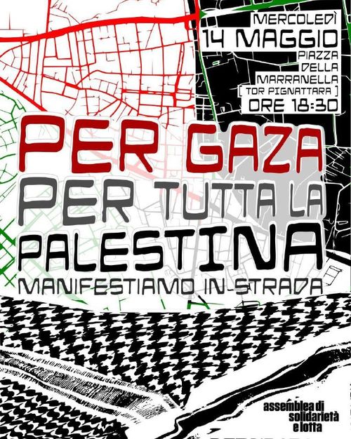 Per Gaza, Per Tutta la Palestina - Manifestiamo in Strada