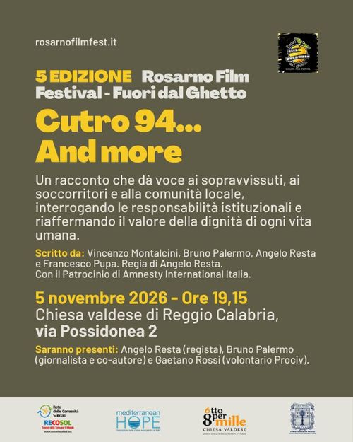 5° Edizione ROSARNO FILM FESTIVAL