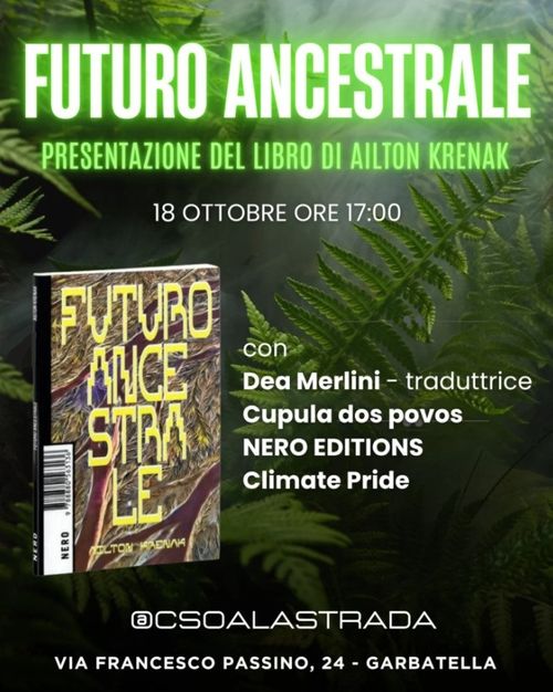 Futuro Ancestrale - Presentazione del libro di Ailton Krenak