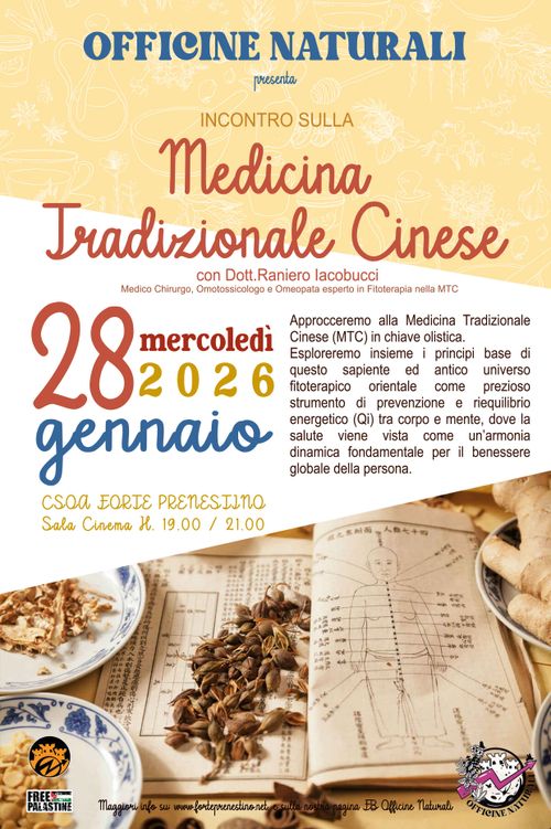 OFFICINE NATURALI presenta: MEDICINA TRADIZIONALE CINESE