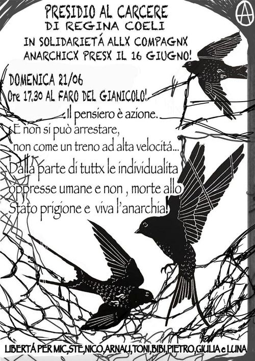 Presidio per Arrestati 16 giugno. 