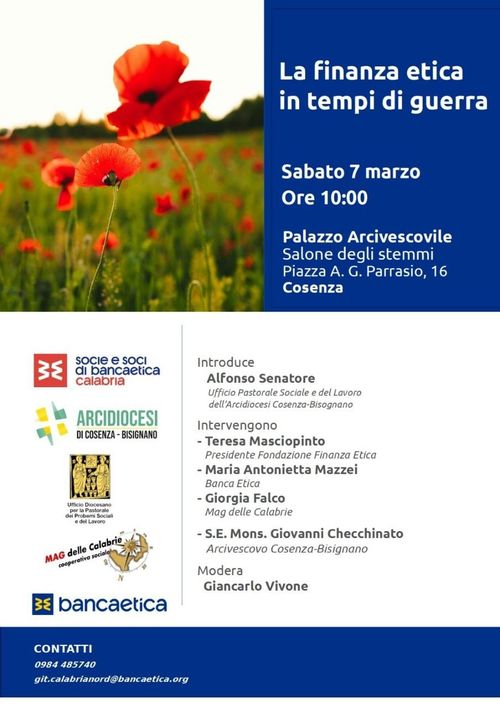 La finanza etica in tempi di guerra