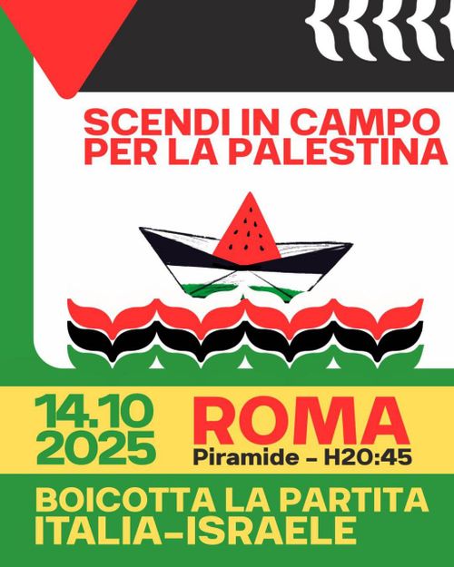 Scendi in campo per la Palestina