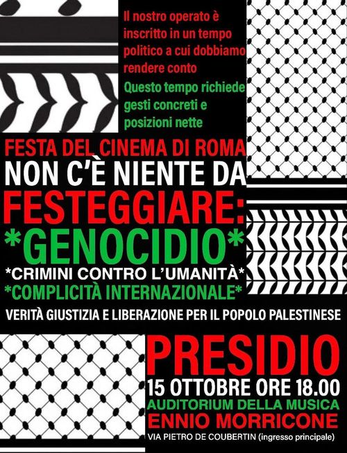 NON C’È NIENTE DA FESTEGGIARE: GENOCIDIO