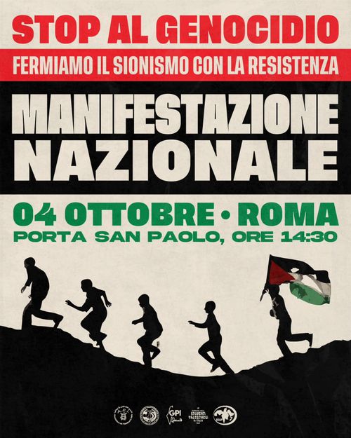 MANIFESTAZIONE NAZIONALE - ROMA PALESTINA LIBERA