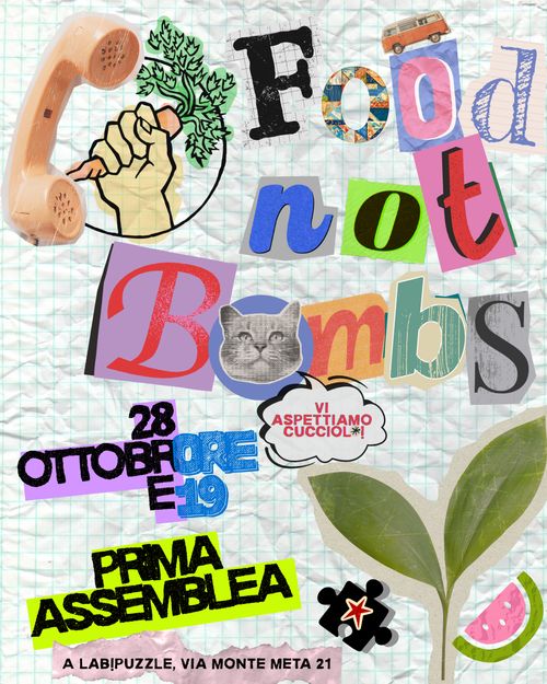 Food Not Bombs - Prima assemblea di organizzazione!