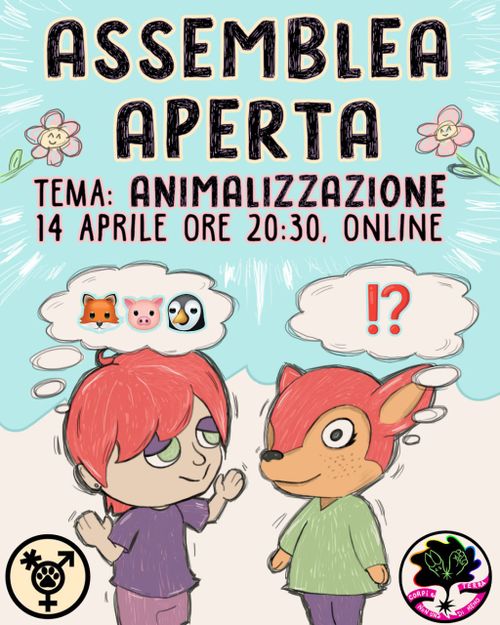 Assemblea tematica aperta di Corpi e Terra su Animalizzazione.