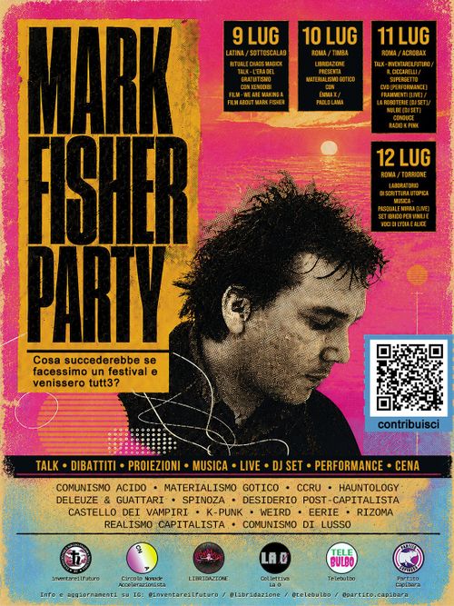 MARK FISHER PARTY - dal 9 al 12 luglio, tra Latina e Roma, prende vita il Fisher Party