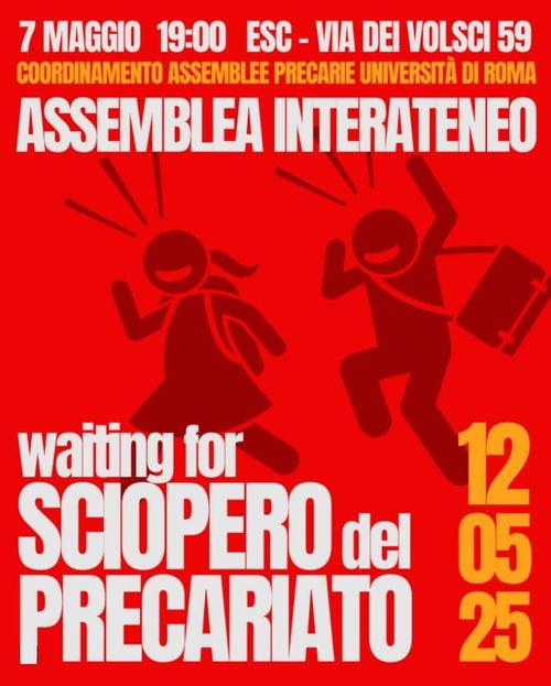 Assemblea Interateneo - Coordinamento Assemblee Precarie Università di Roma