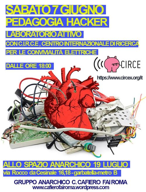 Pedagogia Hacker. Incontro e laboratorio con CIRCE 