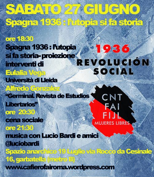 Spagna 1936: l'utopia si fa storia