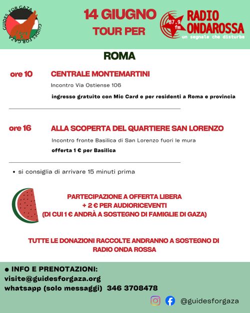 Tour per Radio Onda Rossa