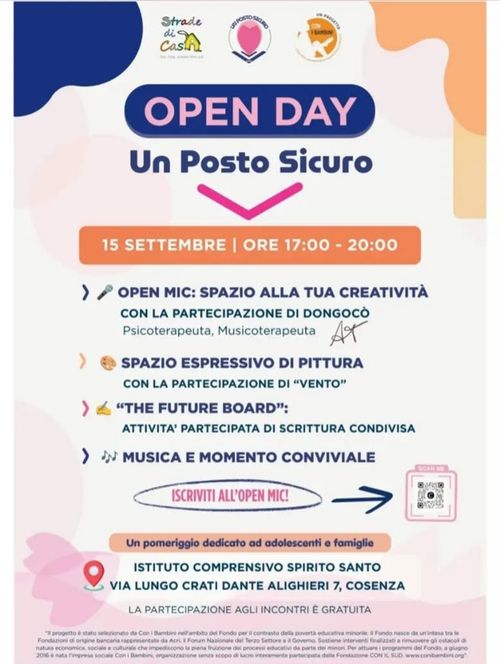 Open Day di "Un Posto Sicuro"