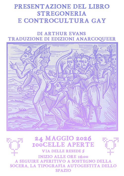 Presentazione del libro "Stregoneria e controcultura gay"