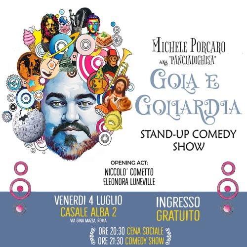 Stand-up comedy all'aperto! Free entry!