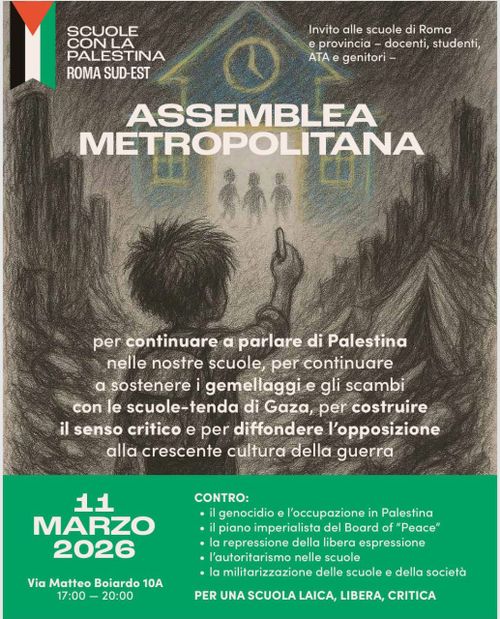 Scuole con la Palestina - ASSEMBLEA METROPOLITANA