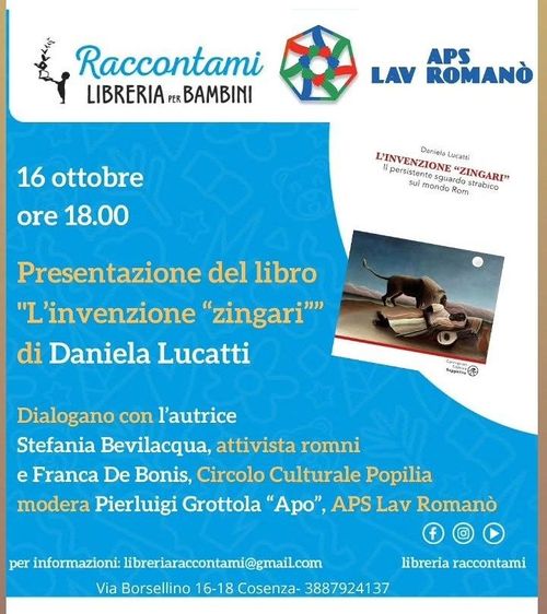 Presentazione del libro "L'invenzione 'zingari'"