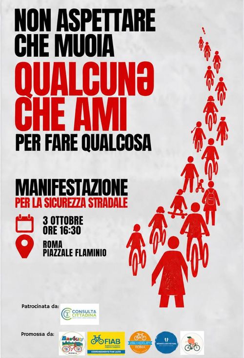 Manifestazione per la sicurezza stradale