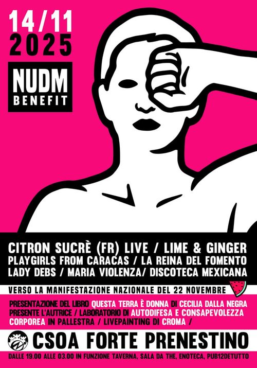 Benefit a Sostegno di Non Una Di Meno