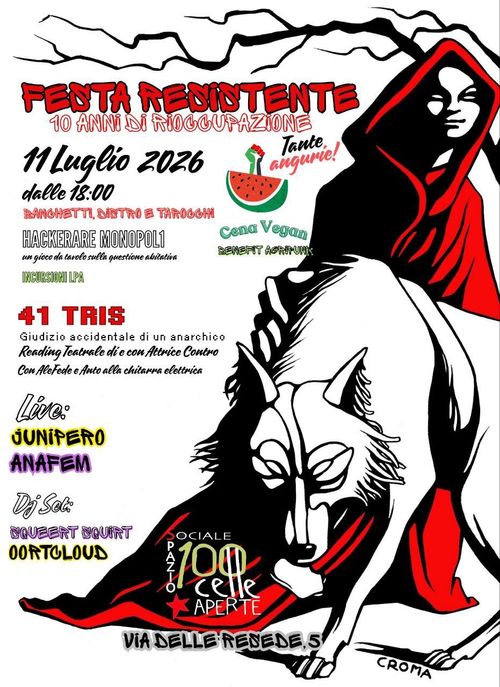 Festa per i 10 anni di rioccupazione!