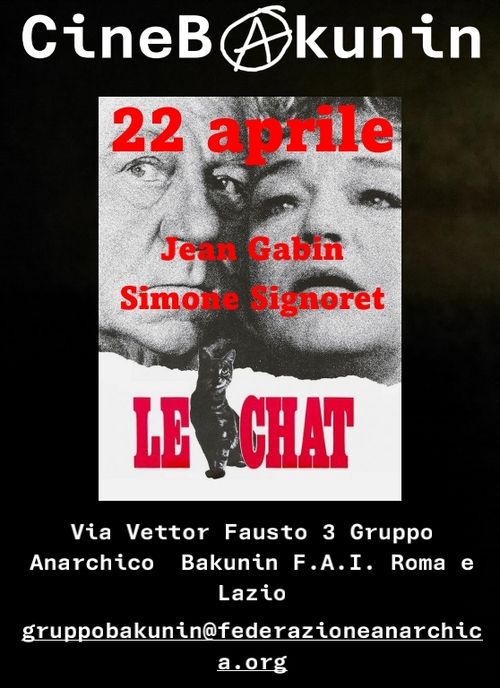 Cineforum Garbatella "Le chat"