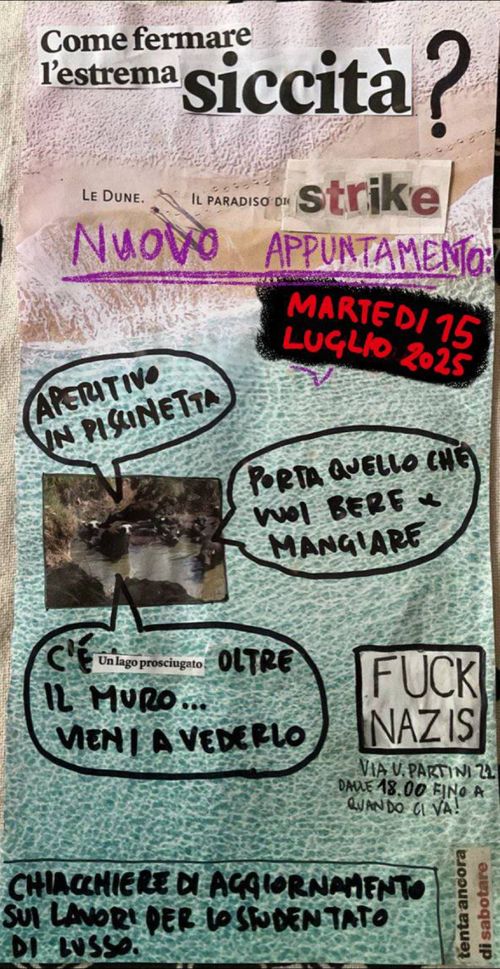 Aperitivo in piscina per parlare di cosa succede oltre il muro di Strike