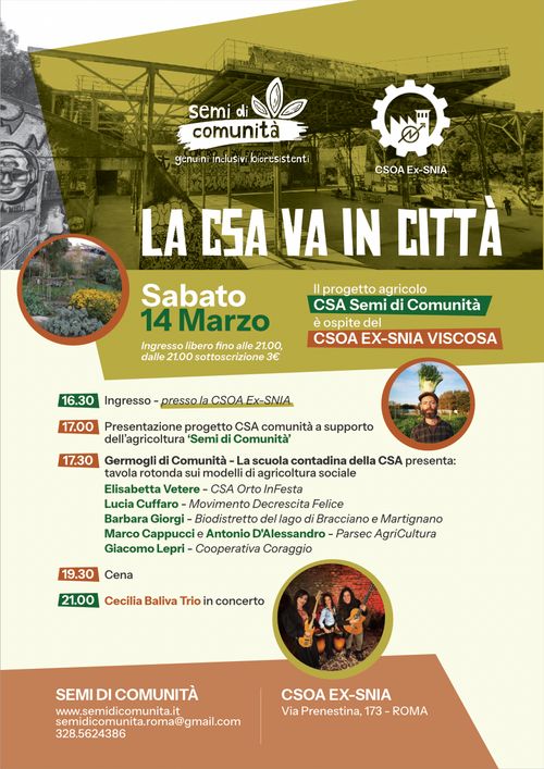 La CSA va in Città 