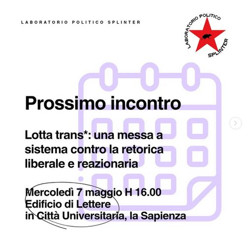 Lotta Trans: una messa a sistema contro