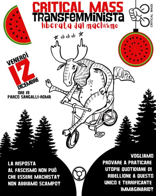 Critical Mass Transfemminista Roma 