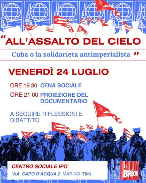 Proiezione – “All’assalto del cielo. Cuba o la solidarietà antimperialista”