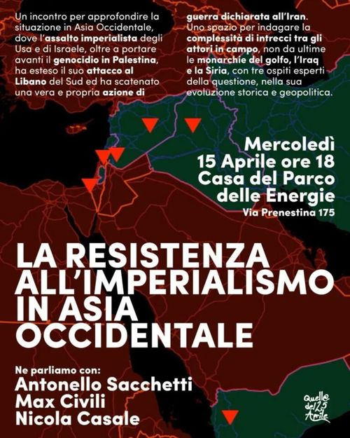 La Resistenza all'imperialismo in Asia occidentale