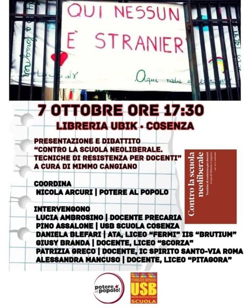 LA SCUOLA NON È UN’IMPRESA. E I DOCENTI NON SONO NUMERI